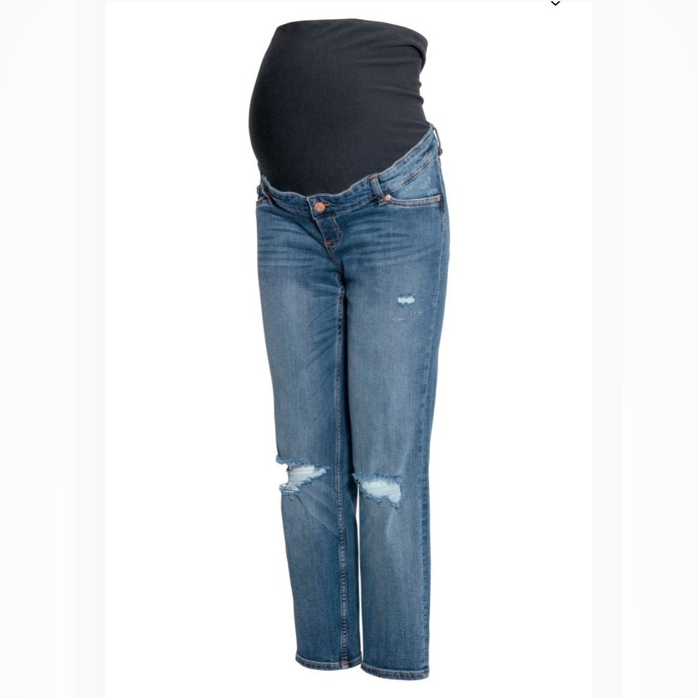 NWT Maternity H&M MAMA Boyfriend Jeans Women’s Size 4